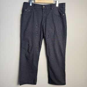 BRAX Feel Good Men's Cooper Casual Patterned Dress Pant Black Size‎ Tag: 34/30